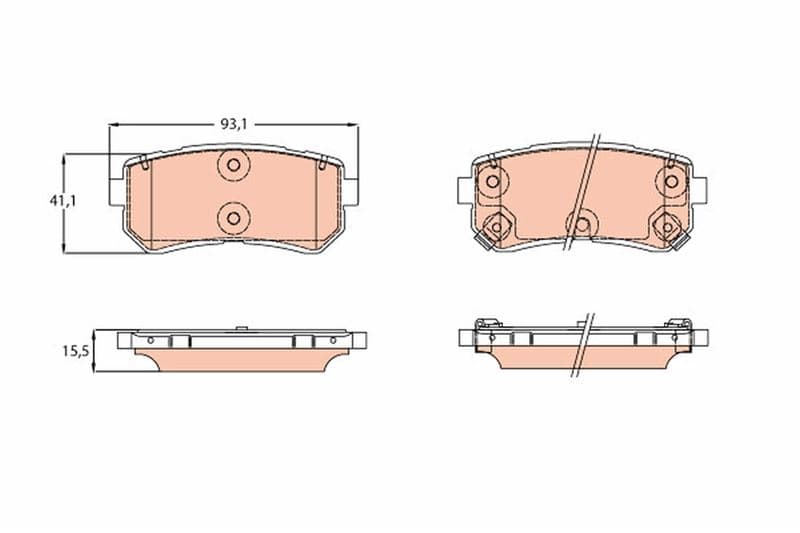 Arka Disk Balata Hyundai