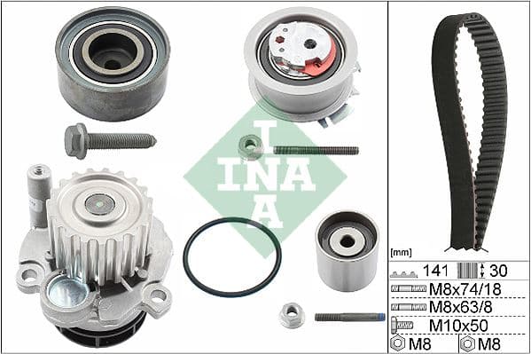Devirdaimli Triger Seti Passat-Jetta-GOLF5-Octavia-Toledo-A3-A6 2.0 TDI 04-06 BKP-BKD-Bre-BLB-BMR
