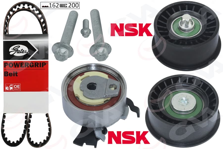 Eksantrik Gergi Kiti 162x200 Astra G-Corsa C-Vectra C-Meriva A-Zafira A 1.4-1.6-1.8 16V Z16XE-Z14XE