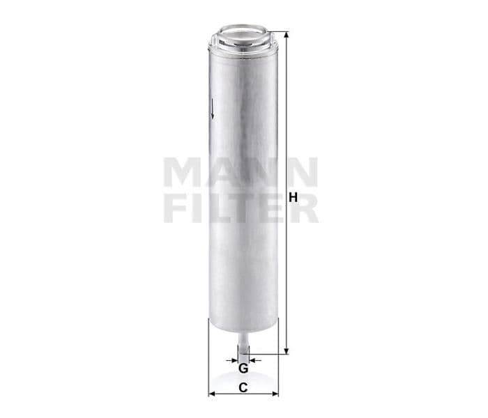 Yakıt Filtresi BMW M47 N47 M57 N57 E81 E82 E87 E88 E60 E61 F07 F10 F06 E65 E66 F01 E70 F15 E71 F16