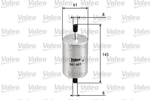 Yakıt Benzin Filtresi P106-P206-P207-P208-P301-P306-P307-P308-P406-P407-P508-P2008-P3008-P5008-C2- C3-C4-C5-C-Elysee-Partner-Berlingo-Expert 1.0-1.1-1.4-1.6 THP-VTi Clio-Kangoo-Laguna-Megane-Trafic-G