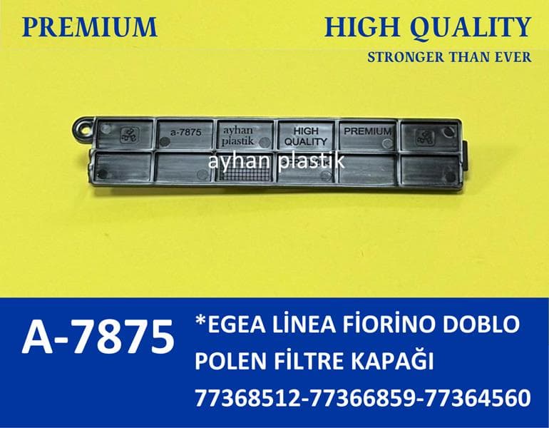 Polen Filtre Kapağı Fiat Fiorino-Linea-Doblo III-Citroen Nemo-Peugeout Bipper