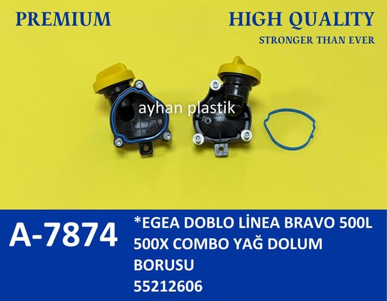 Yağ Dolum Kapağı Sportu Komple Egea-Linea-Doblo-Bravo-Giulietta 1.6 Mjet 10>