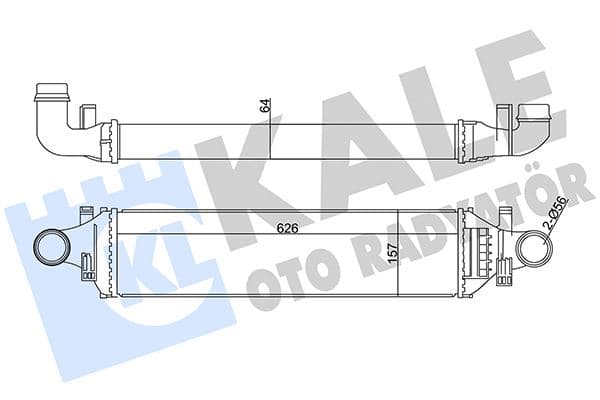 Turbosarj Radyatörü Mercedes W176 W246 C117 X117 X156