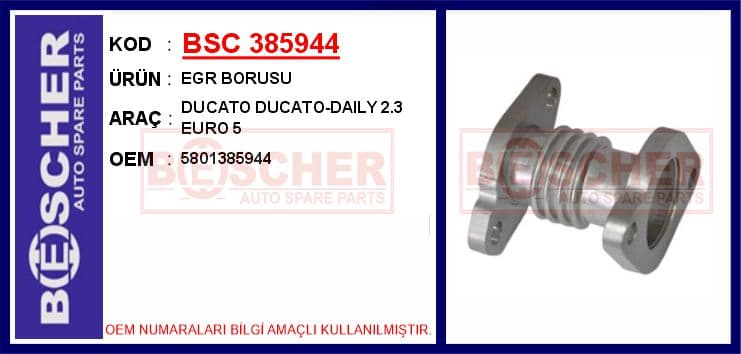 Egr Borusu Ducato Ducato-Daily 2.3 Euro 5