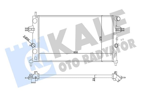 Su Radyatörü Opel Astra G-Zafira A 1.4 1.6 1.8 2.2 16V 1.6 99 > MT Mekanik 600x378x23 1300214-90570728-93277988-9119486-93177121-90570730-1300189-93277996-9202505-9202506-13150403