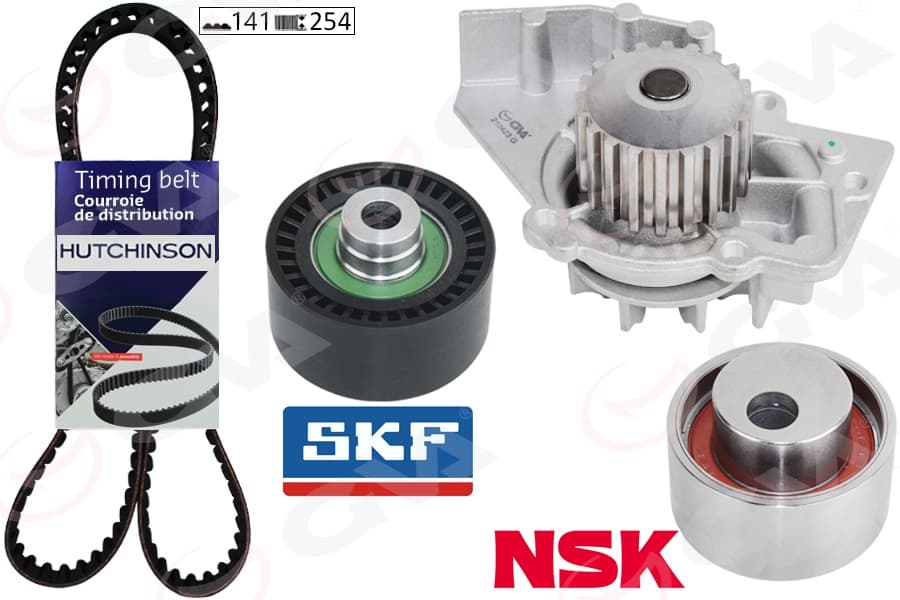 Devirdaimli Eksantrik Gergi Kiti 141x254 P307-P406-Partner-Berlingo-C5-Jumpy 2.0HDI DW10 Scudo JTD