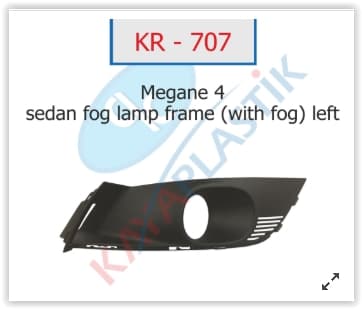 Sis Far Çerçevesi Sol MGN 4 Sedan Model Sisli