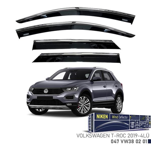 Kromlu Cam Rüzgarliği VW T-Roc 2019- 4LÜ