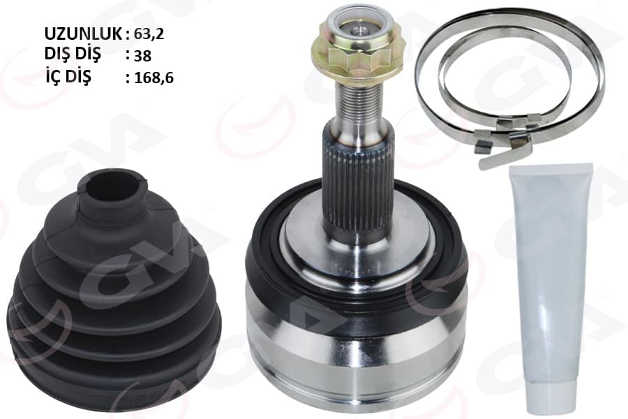 Aks Kafası Diş T5.5-T6 2.0 TDI 10- Caaa-Caab-Caac-CXHB-CXGB 2.0 TDI