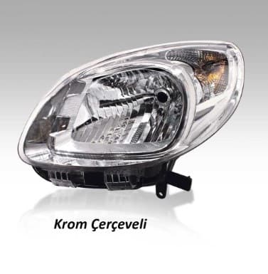 Far Sol Elk. Motorlu Renault Kangoo 12> Krom Çerceveli
