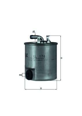 Yakıt Filtresi Mercedes OM611 OM668 W168 W414 W638 B901>B904