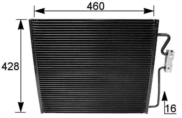Klima Radyatörü BMW M51 M60 M62 M73 E38 95>01