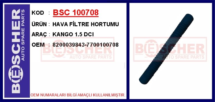 Hava Filtre Hortumu Kango 1.5 dCi