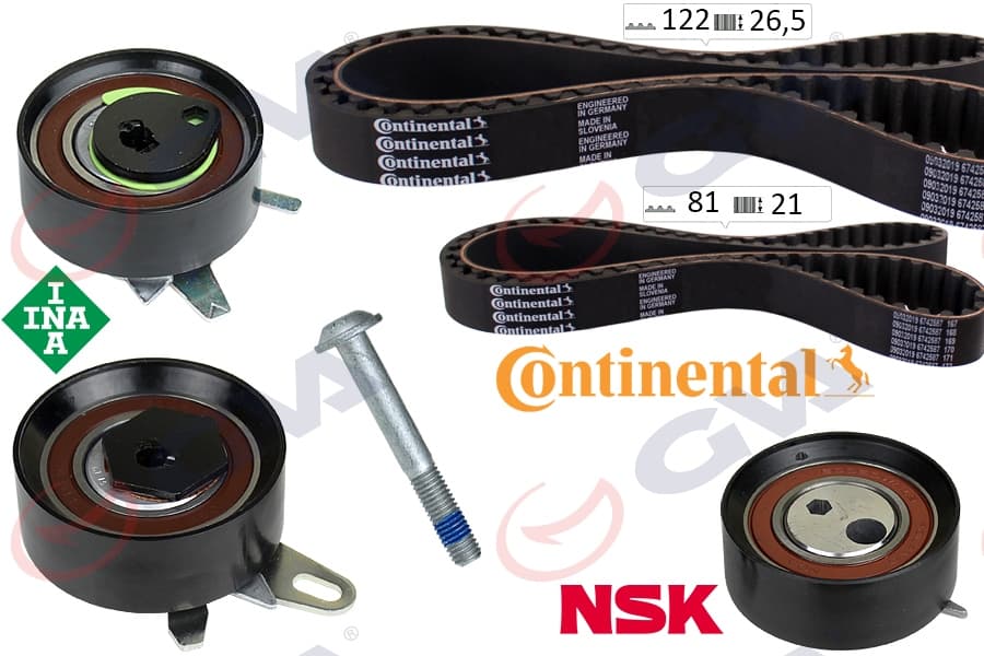 Triger Seti 122x26.5 -081x21 T4 2.5TDI - LT35 2.5TDI Acv-Anj-Avr K015323XS