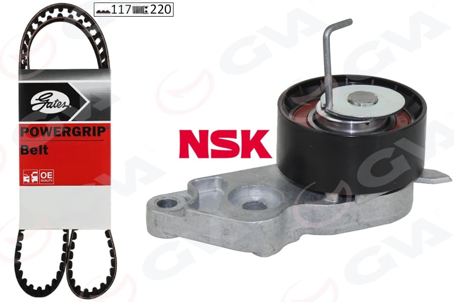 Triger Seti Ford Focus-Fiesta-Cmax 98> 1.25-1.4-1.6 Zetec 100 PS NSK Gergi-Gates Kayış