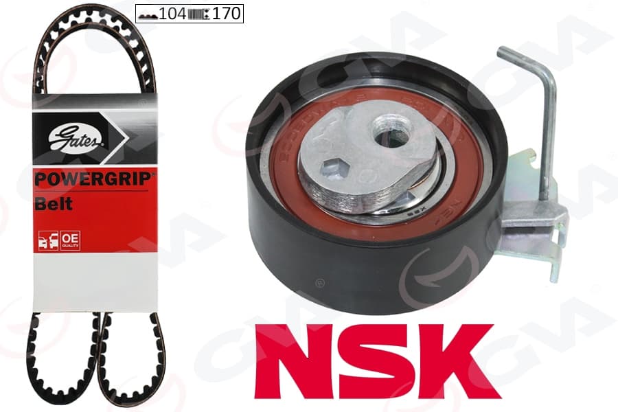 Eksantrik Gergi Kiti 104x170 206-207-306-307-Bipper-Partner-Berlingo-C2-Nemo-Fiorino 1.4 K015575XS