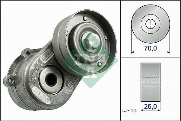 Alternatör Gergi Rulmanı Kütüklü Jeep Cherokee-Chrysler Voyager 2.5-2.8CRD 01> Dodge Caravan-Nitro