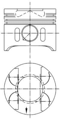 Piston Segman 0.50 88.51mm Mercedes OM611 OM612 OM613 W203 W210 W463 W220 W638 B901>B905 30 Pim