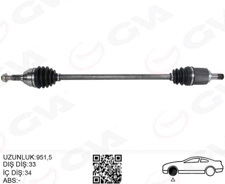 Komple Aks Ön Sağ Opel Astra J 1.4 T-1.6i A-T 09-16