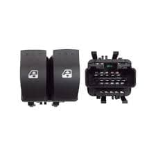Cam Açma/kapama Çiftli Ön Sol Çiftli-Siyah Renault Megane II 02> Trafic II 06> Laguna II 01> Opel Vivaro A 06> 10 Fişli
