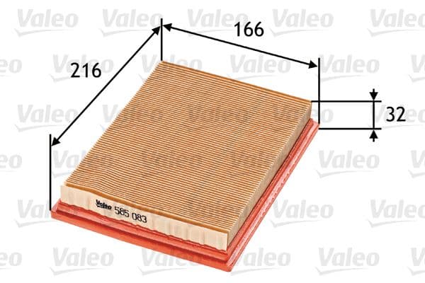 Hava Filtresi Ford Fiesta V 01>08 Fusion 01>12 1.25 -1.4 16V Mazda II 03> Zetec