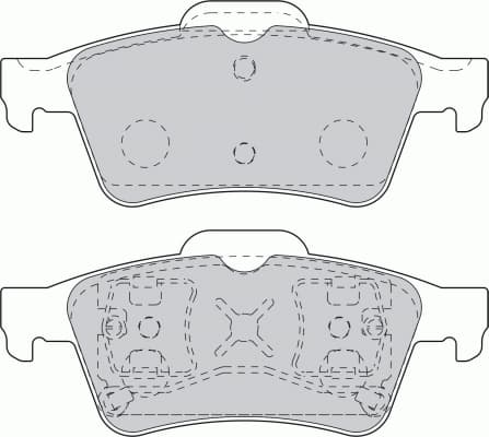 Arka Balata Renault Laguna II 01>07 Megane II 02>08 Latitude 11> Vectra C 03>FOCUS II 05>CONNECT 06> Cmax 06> Primera 02>