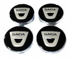 Jant Kapak Göbeği Siyah Takım 4 Adet Dacia Duster II HJD -Sandero III Bji -Logan III Lji Jogg Er Rji