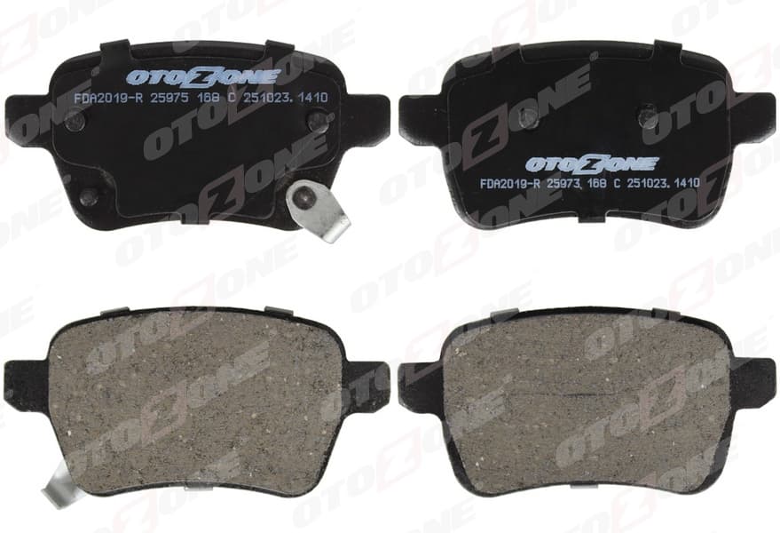 Arka Fren Balatası Opel Corsa E 14>19 Adam 14>19 15 Jant Rpo J67 Fiat Egea 16> 500L 13> 264mm M Etal İndikatörlü Cıvata Takımlı