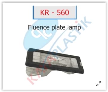 Plaka Lambasi MGN III-Fluence-Scenic II-Captur-LGN II-Latitude-Duster-Logan MCV II-Lodgy
