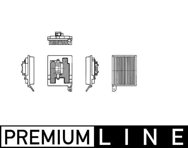 Klima Fan Regulatoru Mercedes Vito W639 03>
