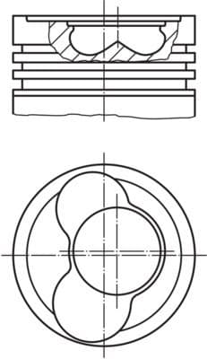 Motor Piston Segman STD VW T4 2.5 TDI Acv-Ahd-Anj 1.2 Silindir 81.01