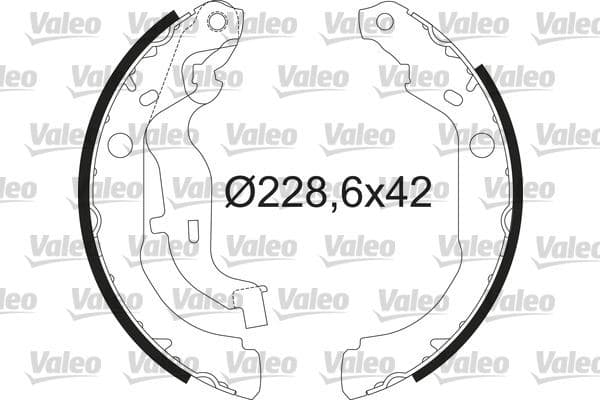 Arka Pabuç Balata Dacia Duster 1.5 dCi-1.6-1.6 16V 4x4 228.6x42