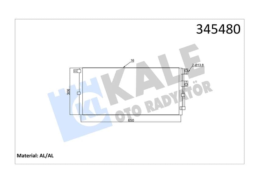 Klima Radyatörü Jaguar X-Type I X400 03>09