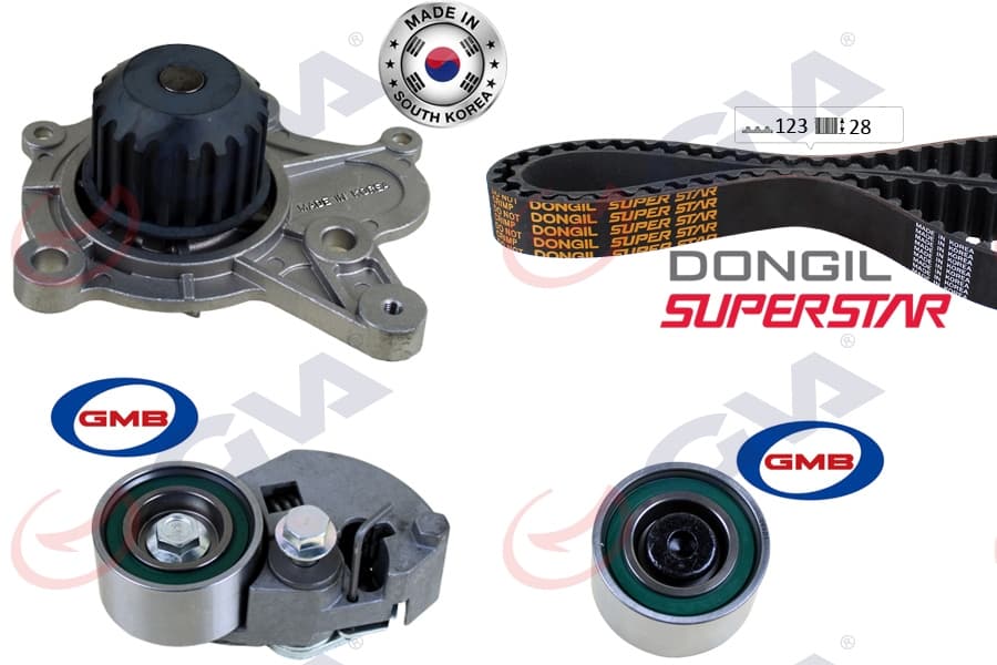 Triger Kayış Seti Devirdaim Hyundai Accent Admire Getz Matrix 1.5L D3EA CRDi 02-05 / Santafe 2.0L CRDi 01-05 / Sonata 2.0L D4EA CRDi Dizel 06-11 / Kia Carens. Cerato