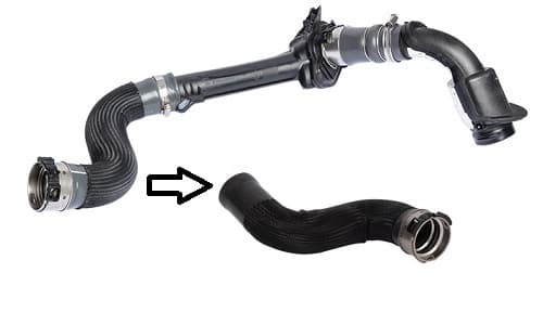 Turbo Hortumu Büyük Plastik Parça Hariç Renault Megane III 09> Fluence 09> 1.5dCi