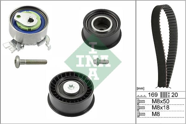 Eksantrik Gergi Kiti 169x200 Astra F-Corsa B-Vectra B 1.4i-1.6i-1.8i 16V X14XE-X16XEL-X18XE