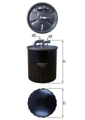Yakıt Filtresi Mercedes OM646 W203 W204 C219 W211 W221 W639 B906