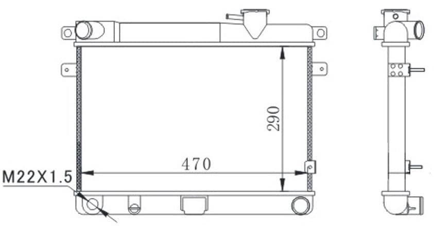 Radyatör M131 Em-YM 470x292x34 3 Sira Süper