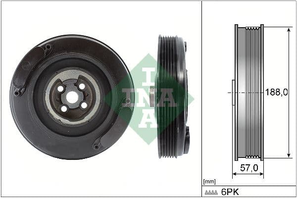 Krank Kasnaği Transporter T4-Volt LT35 2.4D-2.5 TDI-Crafter 2.5 TDI Anj-Apa-Aat-Aab-Agx