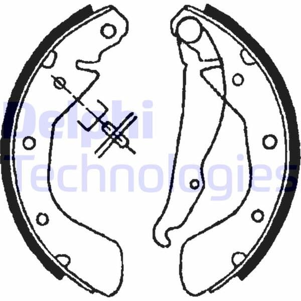 Arka Pabuç Balata Corsa C 00-09 Vectra A 93-95 Astra F 91-98 Lacetti 05 >Nubira 03 > 200x46