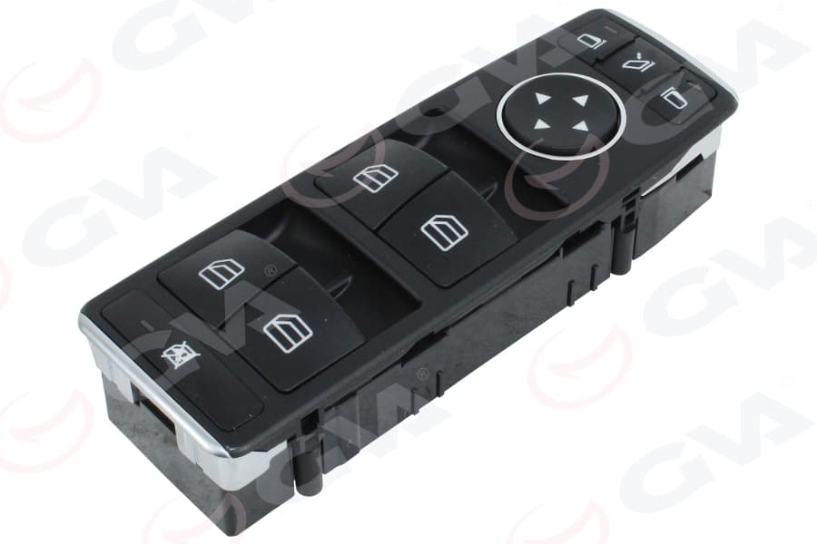 Cam Açma Salteri Ön Sol Siyah. Ayna Katlamali Mercedes W204 S204 X204 W212