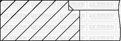 Motor Segmani Yağ Seg.kromlu TMPR 1.6 86.40 Çap 040