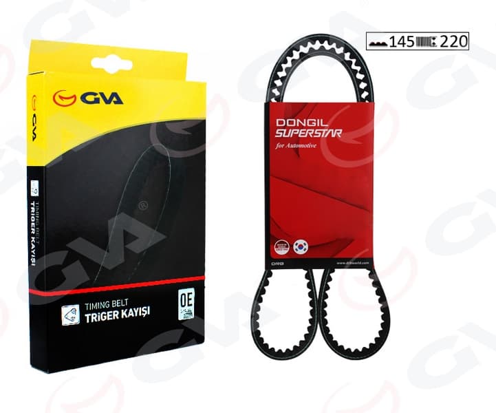 Triger Kayışı Eksantrik Kayışı Mazda 323 Lantis 1.8L BP Ba Kasa 95-98 / MX-5 1.6L 1.8L B64F BPF1 Dohc Na NB Kasa 90-05 / Kia Shuma 1.5L B5 96-01 / Sephia 1.5L B5 16V Dohc 96-98 145x22