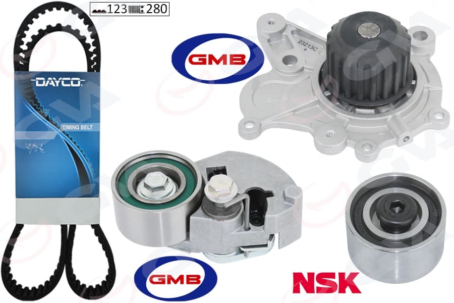 Triger Kayış Seti Devirdaim Hyundai Accent Admire Getz Matrix 1.5L D3EA CRDi 02-05 / Santafe 2.0L CRDi 01-05 / Sonata 2.0L D4EA CRDi Dizel 06-11 / Kia Carens. Cerato