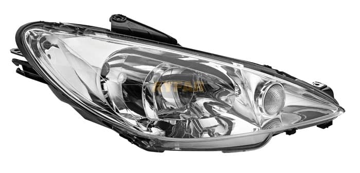 Far Sinyal Sol Şeffaf P206 03-10 Elektrikli H7 H7
