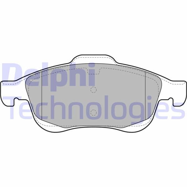 Ön Fren Balatası Peugeot Partner 08>11 P5008 09>17 Citroen Berlingo 08> C4 Picasso 06>15 DS4 11>18 D S5 15>18 283mm