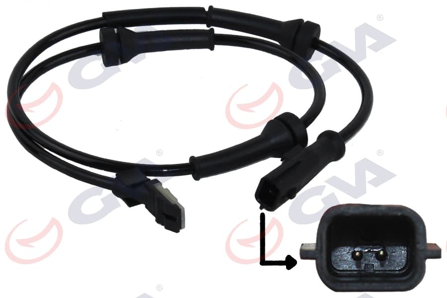 Abs Sensörü Ön Mercedes Citan W415 12> . Renault Kangoo 08>