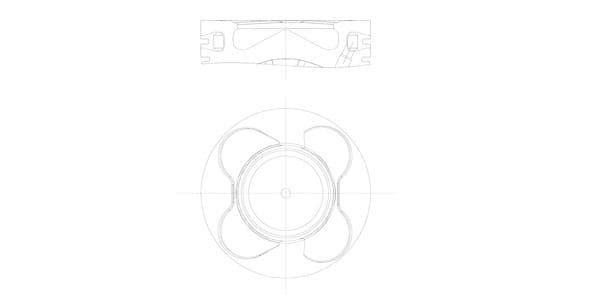 Piston Segman 84.5mm 0.50mm BMW M57 N2 E53 E60 E90 E65 E83 E70 E71 E72