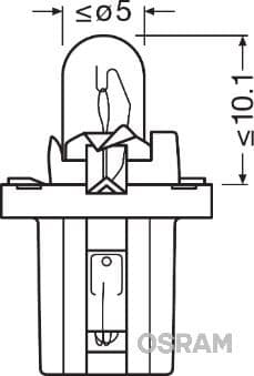 Ampul 12V 2W PLS Soketli Gosterge - A.yeşil -